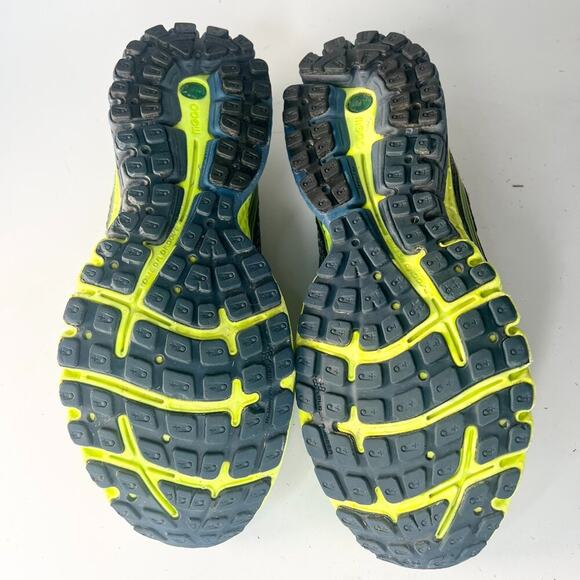 Brooks Ghost 6 Running Sneakers Shoes Grey Black Green Blue Silver Men 12.5 - Picture 7 of 14